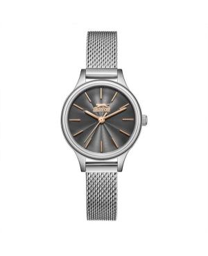 Женские Классические Кварцевые Аналоговый Часы SLAZENGER SL.9.2458.3.04 Серебряный цвет Циферблат