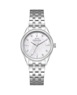 Women Klasické Quartz Analog Watch SLAZENGER SL.9.2528.3.01 Mother of Pearl Dial