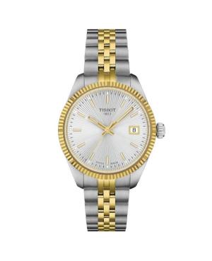 Women Klassisch Swiss Quartz Analog Watch TISSOT T156.210.22.031.00 Silver Dial 34mm