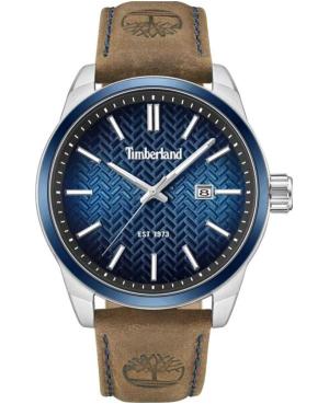 Мужские Классические Кварцевые Аналоговый Часы TIMBERLAND TDWGB0054902 Синий Циферблат 44mm