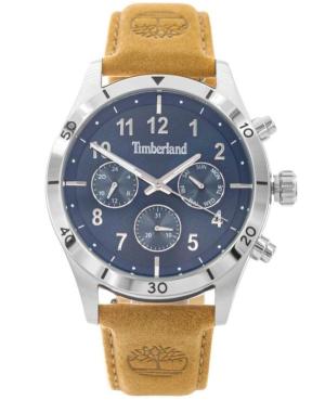 Men Classic Quartz Analog Watch TIMBERLAND TDWGF0054701 Blue Dial 46mm