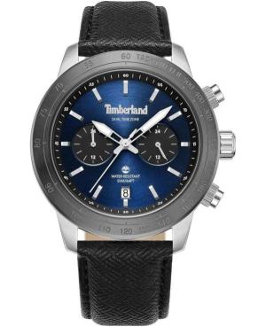 Men Klasické Fashion Quartz Analog Watch TIMBERLAND TDWGF0075101 Modrá Dial 44mm