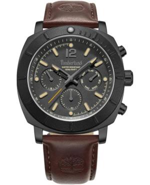 Men Fashion Classic Quartz Analog Watch TIMBERLAND TDWGF0074903 Black Dial 46mm