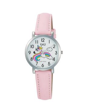 Kinderuhren Q58A-010PY Q&Q Quartz Weiß Dial