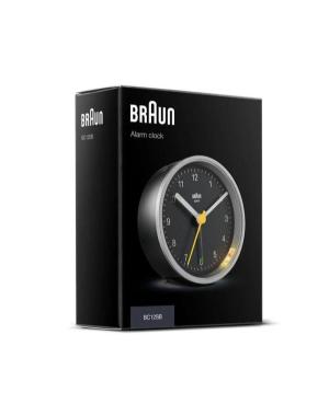 Braun BC12SB Quartz Alarm Clock Steel color Plastic Black image 2