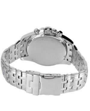 Vyriškas Sportinis Klasikinis Diver Kvarcinis Rodyklinis Watch Chronograph JACQUES LEMANS 1-2117ZE Silver color Dial 44mm image 6