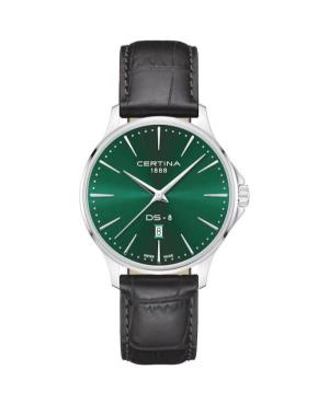 Men Classic Swiss Quartz Analog Watch CERTINA C045.410.16.091.00 Green Dial 40mm