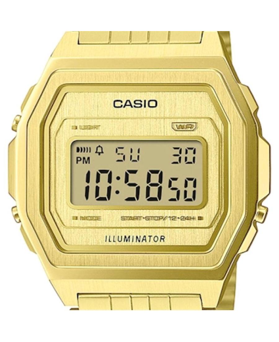 CASIO PREMIUM A1000G-9JF ゴールド CASIO Men Digital Quartz Casual Watch Classic Dress Gold color