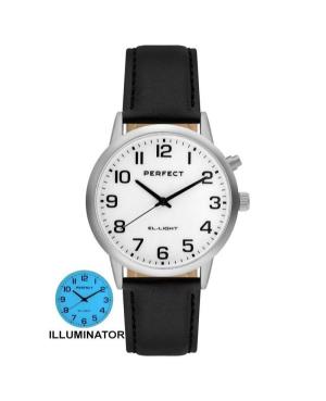 Men Klasické Quartz Analog Watch PERFECT EL001W-01 Bílá Dial 40mm