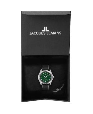 Women Klasické Quartz Analog Watch JACQUES LEMANS 1-2178D Zelená Dial 34mm image 1