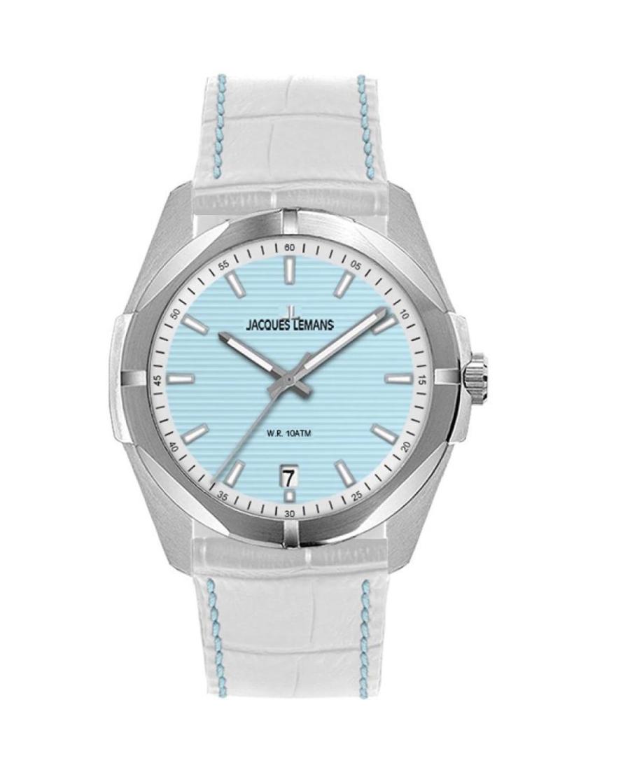 Kobiety klasyczny kwarcowy analogowe Zegarek JACQUES LEMANS 1-2178E Niebieska Wybierz 34mm