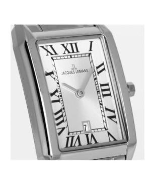 Women Klassisch Quartz Analog Watch JACQUES LEMANS 1-2189.1M Silver Dial 23mm image 5
