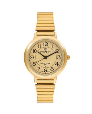 Kobiety klasyczny kwarcowy Zegarek PERFECT X283-09 Złoty kolor Wybierz 30mm
