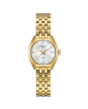 Women Klassisch Swiss Quartz Analog Watch CERTINA C049.210.33.116.00 Mother of Pearl Dial