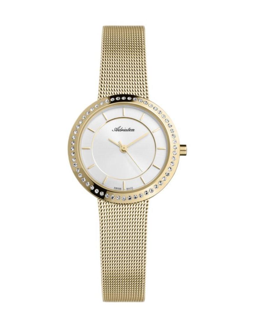 Kobiety Classic Analog Szwajcar kwarcowy Zegarek ADRIATICA Srebrna Wybierz A3645.1113QZ