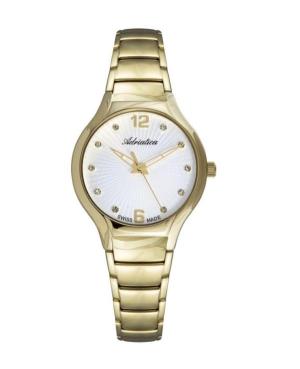 Women Classic Analog Swiss Quartz Watch ADRIATICA Silver Dial A3798.1173Q