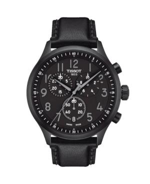 Mężczyźni klasyczny Szwajcar kwarcowy analogowe Zegarek Chronograf TISSOT T116.617.36.052.00 Czarny Wybierz 45mm