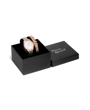 Women Classic Analog Quartz Watch PIERRE RICAUD Schwarz Dial 36mm P23010.R113Q150.9