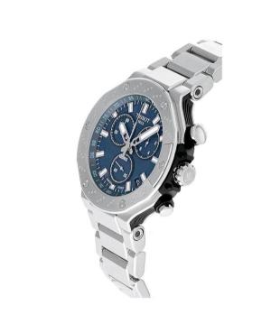 Men Sports Swiss Quartz Analog Watch Chronograph TISSOT T141.417.11.041.00 Modrá Dial 45mm image 5