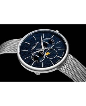 Moteriškas Classic Analog Klasikinis Swiss Kvarcinis Watch ADRIATICA Mėlyna Dial 38mm A3732.5115QF image 13
