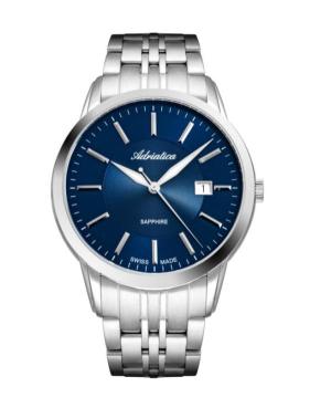 Mężczyźni Classic Analog klasyczny Szwajcar kwarcowy Zegarek ADRIATICA Niebieska Wybierz A8306.5115Q