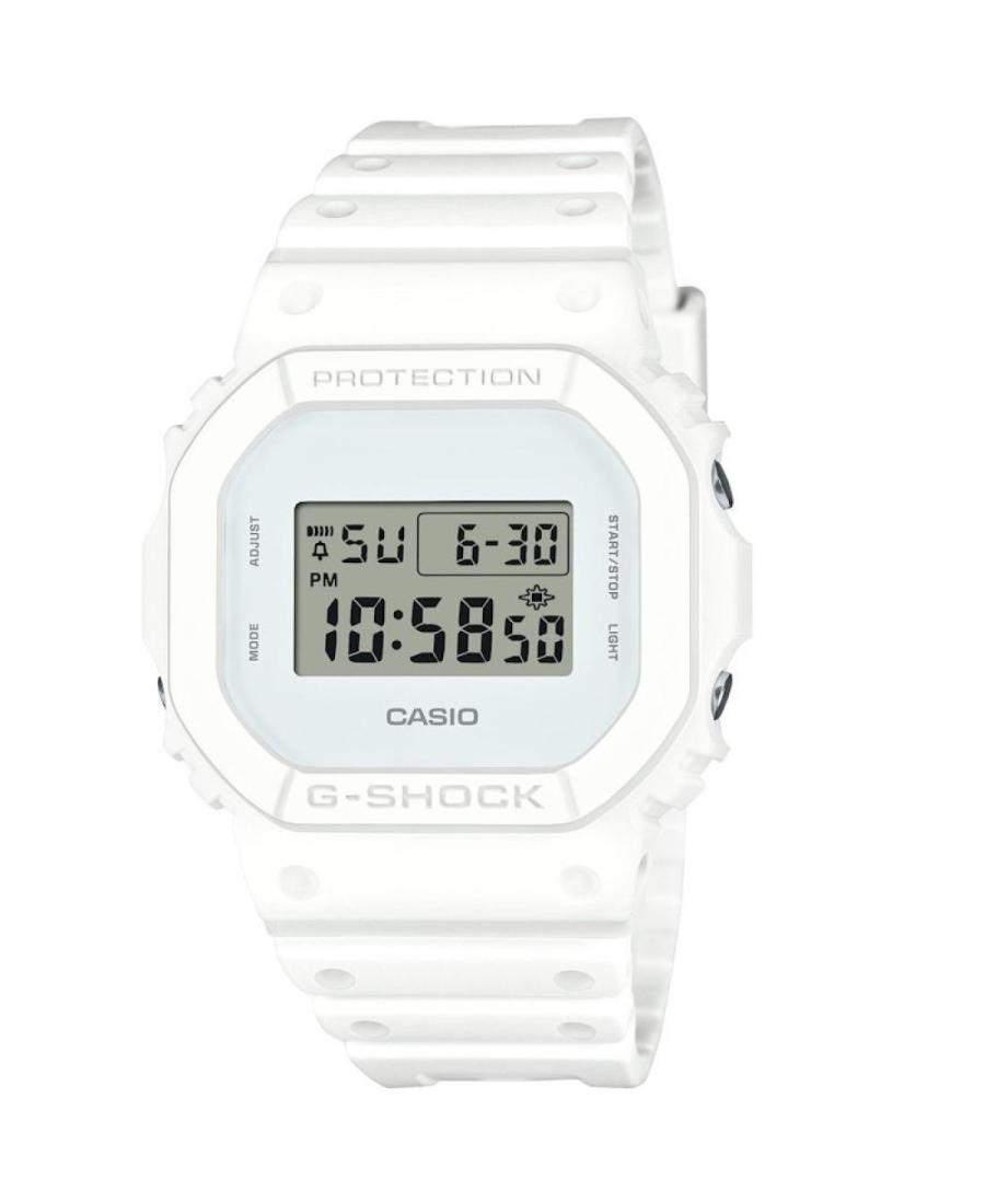 Mężczyźni sportowy Diver Japonia kwarcowy cyfrowe Zegarek Budzik CASIO DW-5600WW-7ER G-Shock Biały Wybierz 42mm