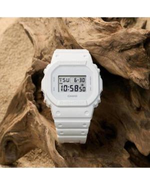 Mężczyźni sportowy Diver Japonia kwarcowy cyfrowe Zegarek Budzik CASIO DW-5600WW-7ER G-Shock Biały Wybierz 42mm image 2