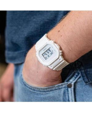 Men Sports Diver Japan Quartz Digital Watch Alarm CASIO DW-5600WW-7ER G-Shock Weiß Dial 42mm image 4