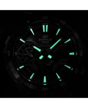 Men Functional Classic Japan Quartz Analog Watch Alarm CASIO ECB-2200CB-2AEF Blue Dial 48mm image 12