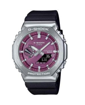Men Sports Functional Diver Japan Eco-Drive Digital Watch Timer CASIO GBM-2100A-4BER G-Shock Růžová Dial