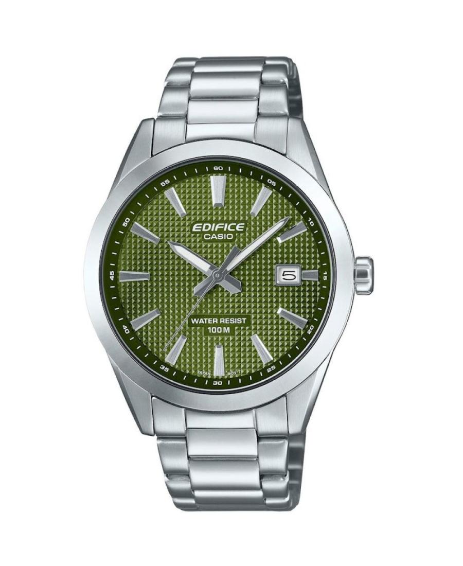 Мужские Классические Японские Кварцевые Аналоговый Часы CASIO EFV-160D-3AVEF Зелёный Циферблат 40mm