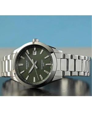 Мужские Классические Японские Кварцевые Аналоговый Часы CASIO EFV-160D-3AVEF Зелёный Циферблат 40mm изображение 2