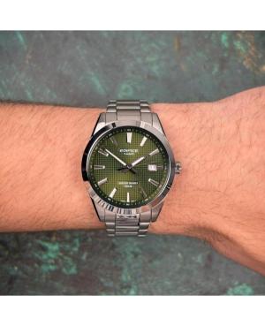 Мужские Классические Японские Кварцевые Аналоговый Часы CASIO EFV-160D-3AVEF Зелёный Циферблат 40mm изображение 3