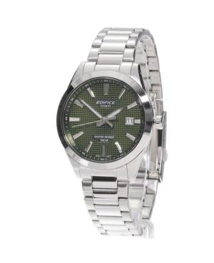 Мужские Классические Японские Кварцевые Аналоговый Часы CASIO EFV-160D-3AVEF Зелёный Циферблат 40mm изображение 7