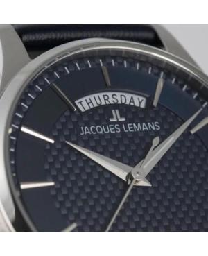 Mężczyźni klasyczny kwarcowy analogowe Zegarek JACQUES LEMANS 1-2193C Niebieska Wybierz 40mm image 6