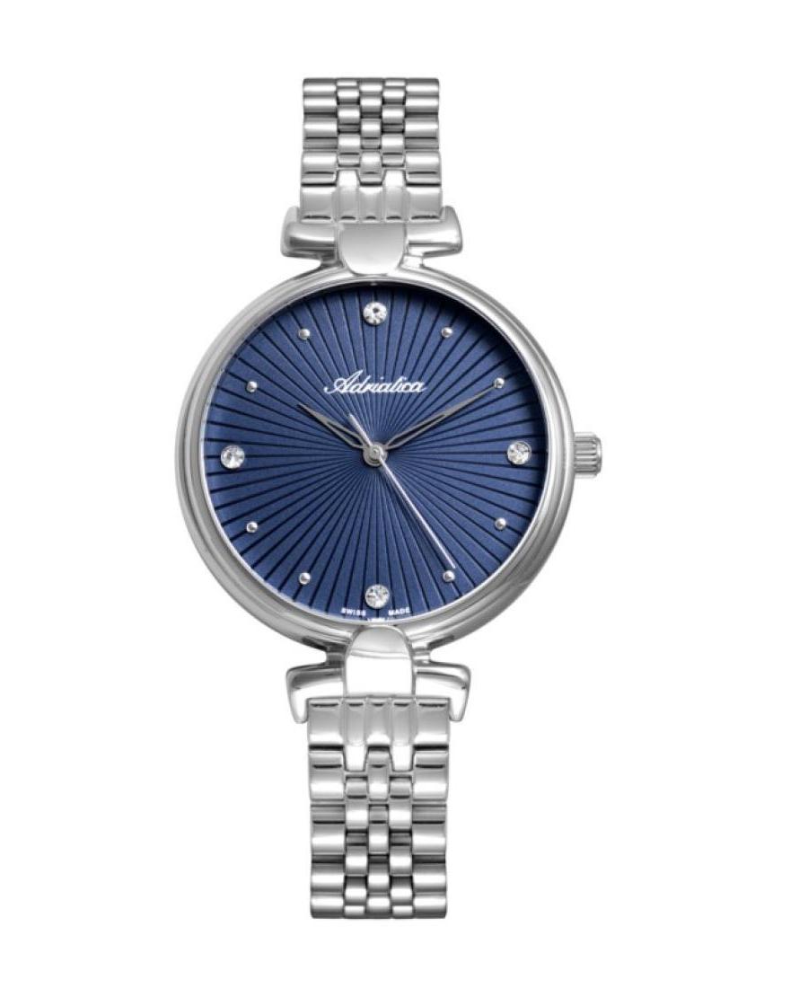 Women Classic Analog Swiss Quartz Watch ADRIATICA Blau Dial 35mm A3530.5145Q