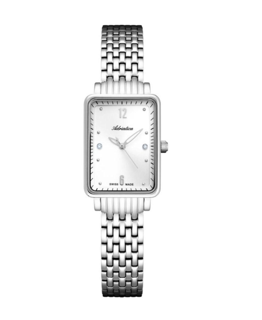 Moteriškas Classic Analog Swiss Kvarcinis Watch ADRIATICA Sidabras Dial A3829.5173Q