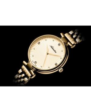 Women Classic Analog Swiss Quartz Watch ADRIATICA Gold color Dial 35mm A3530.1141Q image 3