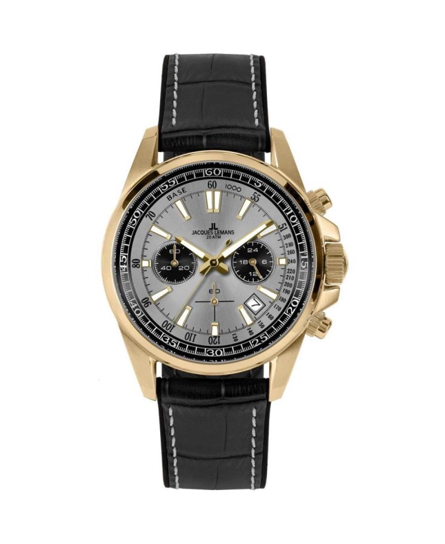 Чоловічий Класичний Спортивний Дайверський Наручний Годинник JACQUES LEMANS 1-2117ZN