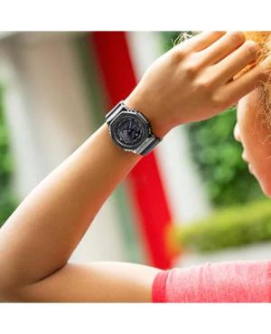 Women Functional Sports Diver Japan Quartz Digital Watch Alarm CASIO GM-S2110B-8AER G-Shock Black Dial 40.5mm image 3