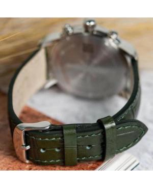 Men Classic Quartz Analog Watch Chronograph ZEPPELIN 8888-4 Green Dial 42mm image 5
