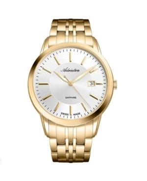 Men Classic Analog Classic Swiss Quartz Watch ADRIATICA Silver Dial 42mm A8306.1113Q