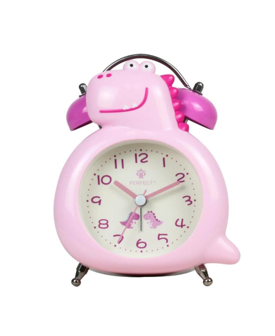 PERFECT Dino TB13901/PINK Children's Alarm clock Металл Розовый Пластмаса Пластик Рожевий