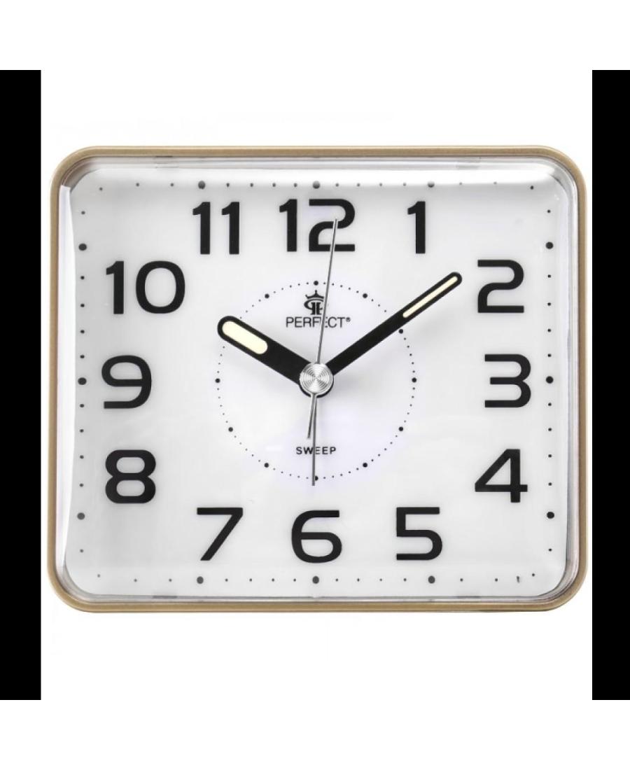 PERFECT SQ882SP/GOLD Wall clock Plastic Gold color