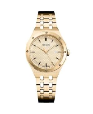 Women Classic Analog Classic Swiss Quartz Watch ADRIATICA Gold color Dial 34mm A3337.1111Q