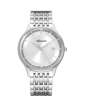 Mężczyźni Classic Analog Szwajcar kwarcowy Zegarek ADRIATICA Srebrna Wybierz A8315.5113Q