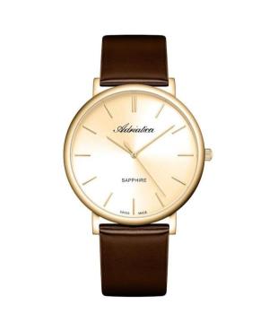 Mężczyźni Classic Analog klasyczny Szwajcar kwarcowy Zegarek ADRIATICA Złoty kolor Wybierz 40mm A8383.1B11Q