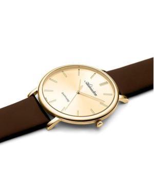 Vyriškas Classic Analog Klasikinis Swiss Kvarcinis Watch ADRIATICA Gold color Dial 40mm A8383.1B11Q image 3