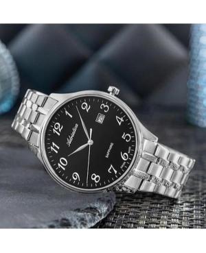 Men Classic Analog Swiss Quartz Watch ADRIATICA Black Dial A1300.5124Q image 11