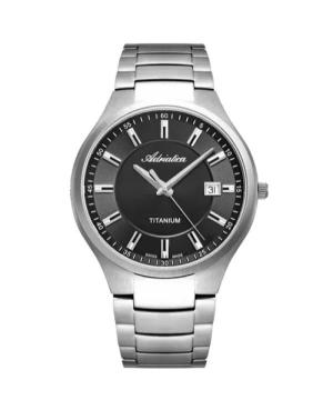 Men Classic Analog Classic Swiss Quartz Watch ADRIATICA Black Dial 40mm A8329.4114Q